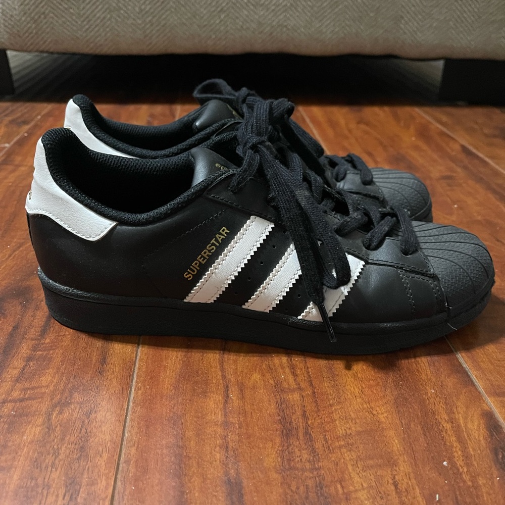 Adidas black shoes